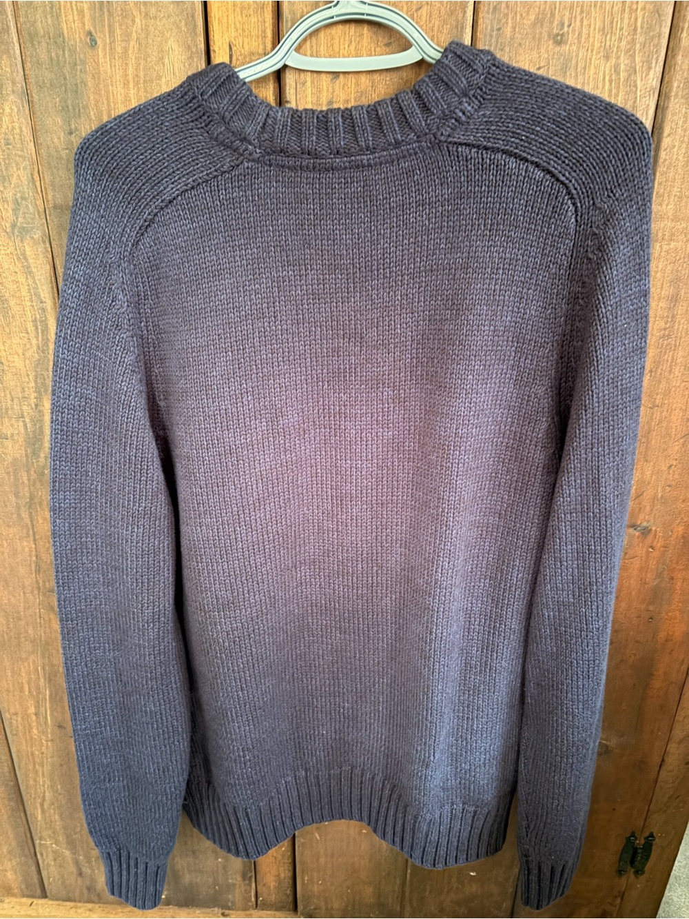 Roots Men's Crewneck Sweater in Navy - Picture 3 of 6
